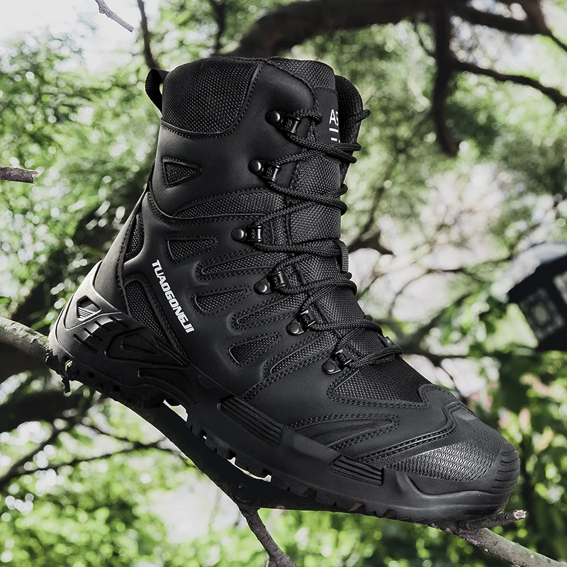 Men's Outdoor Hiking Tactical  - Suede Ankle Boot ulasan dan harga