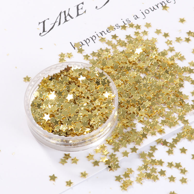 10g/Pack light gold 3mm  Star  - Women'S Shoes Ecco ulasan dan harga