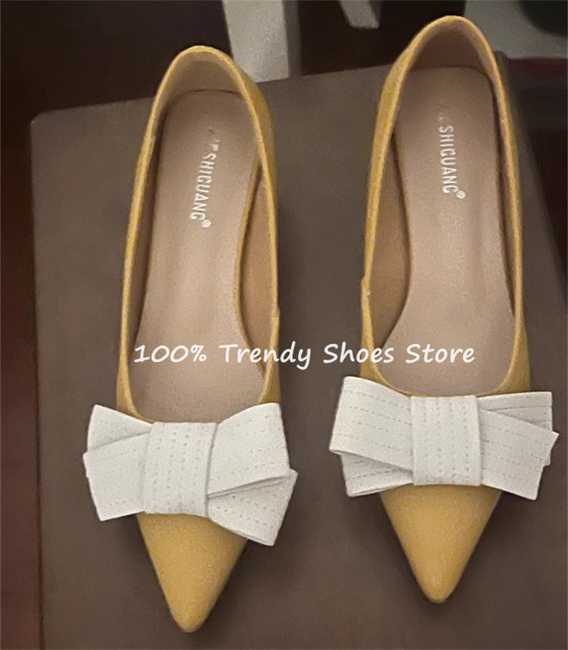 Butterfly Knot Decor Women Sli - Women Shoes Elegant ulasan dan harga