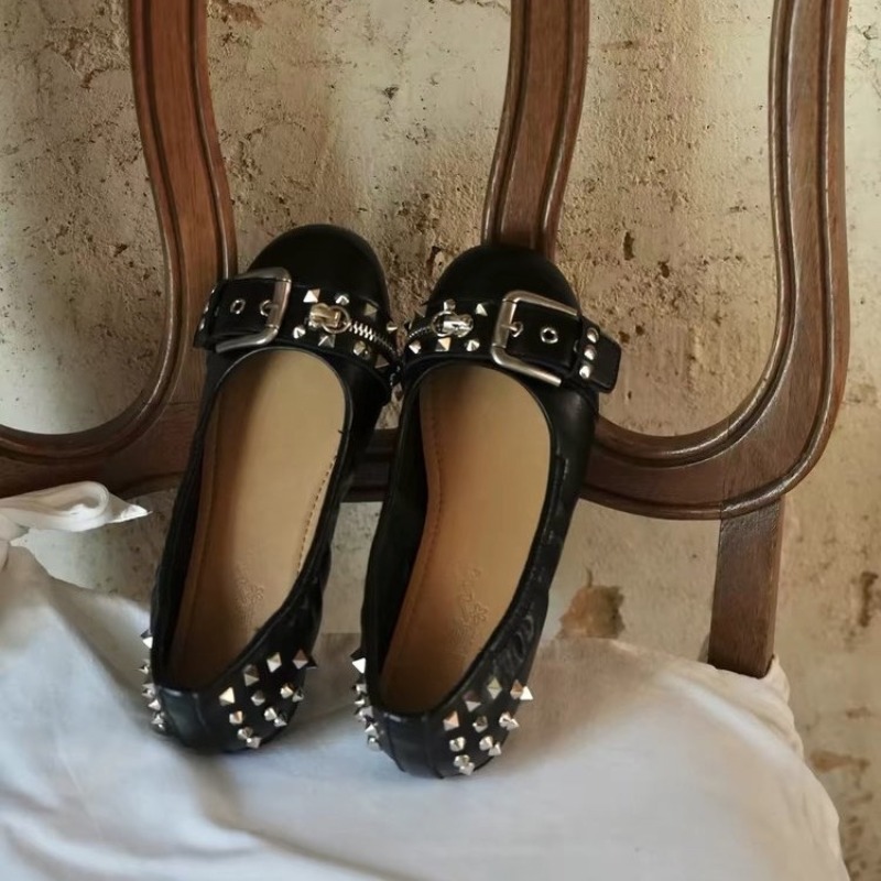Bolt Round-head Single Shoe Wo - Slingback Pumps Women ulasan dan harga