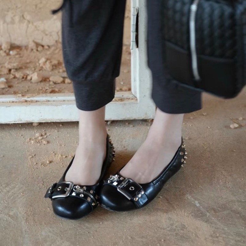 Bolt Round-head Single Shoe Wo - Slingback Pumps Women ulasan dan harga