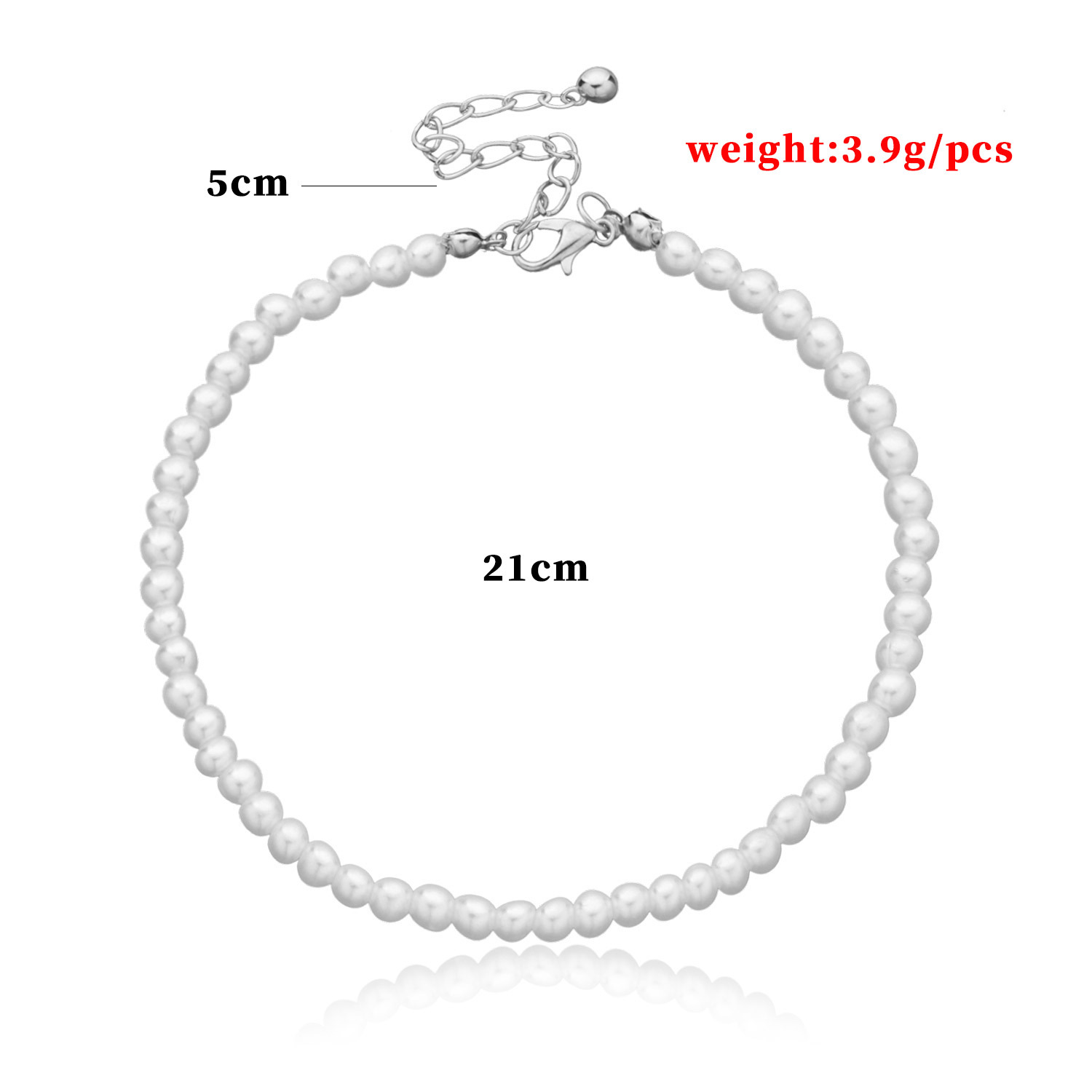 Fashion Pearl Anklet For Women - Gold Chain Sandal ulasan dan harga