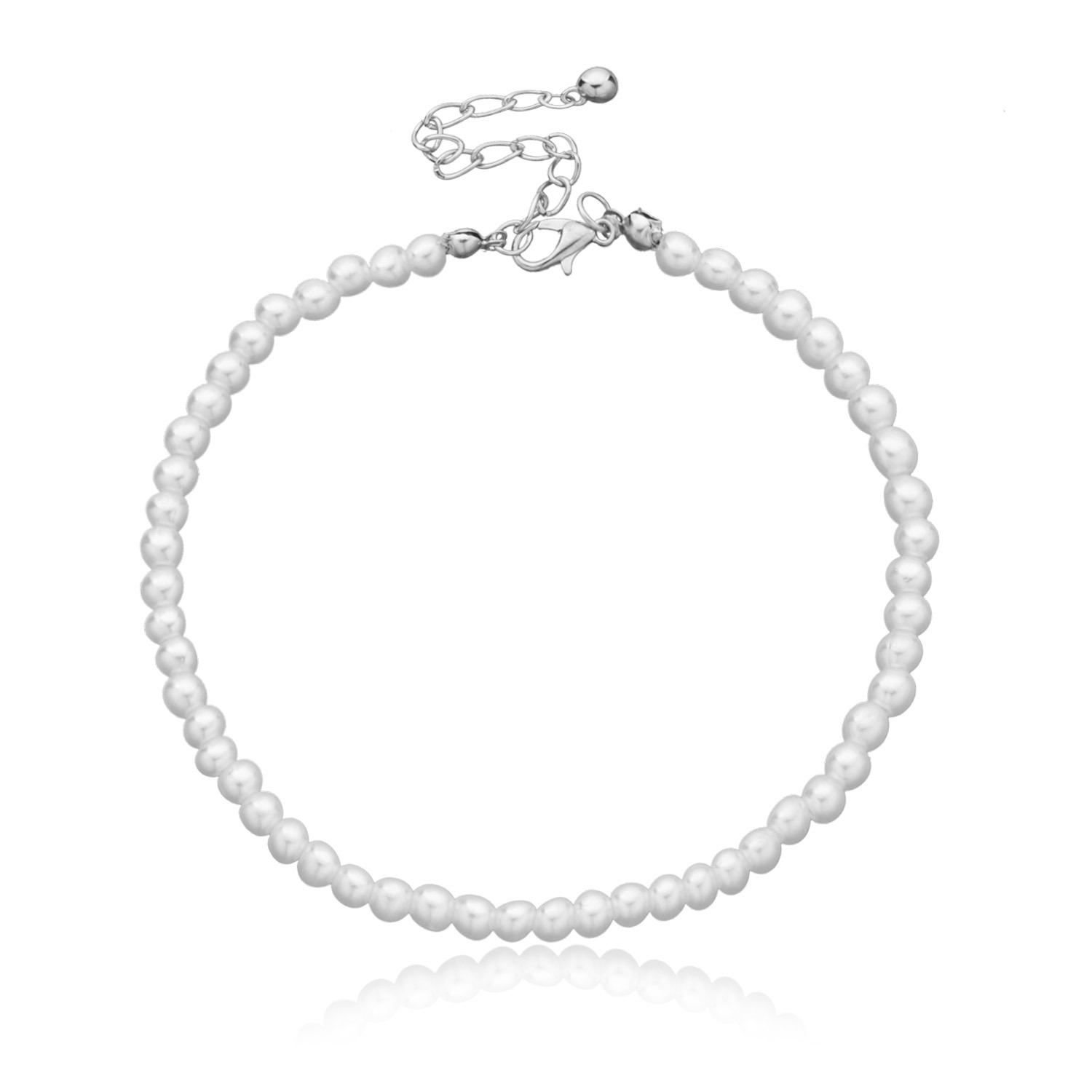 Fashion Pearl Anklet For Women - Gold Chain Sandal ulasan dan harga