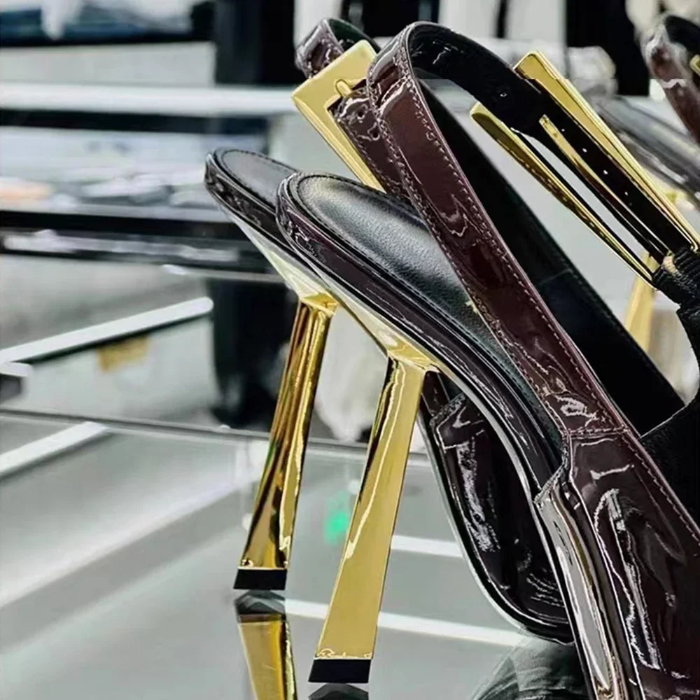 New Autumn 2024 Square Toe Sli - Women Shoes Ysl ulasan dan harga