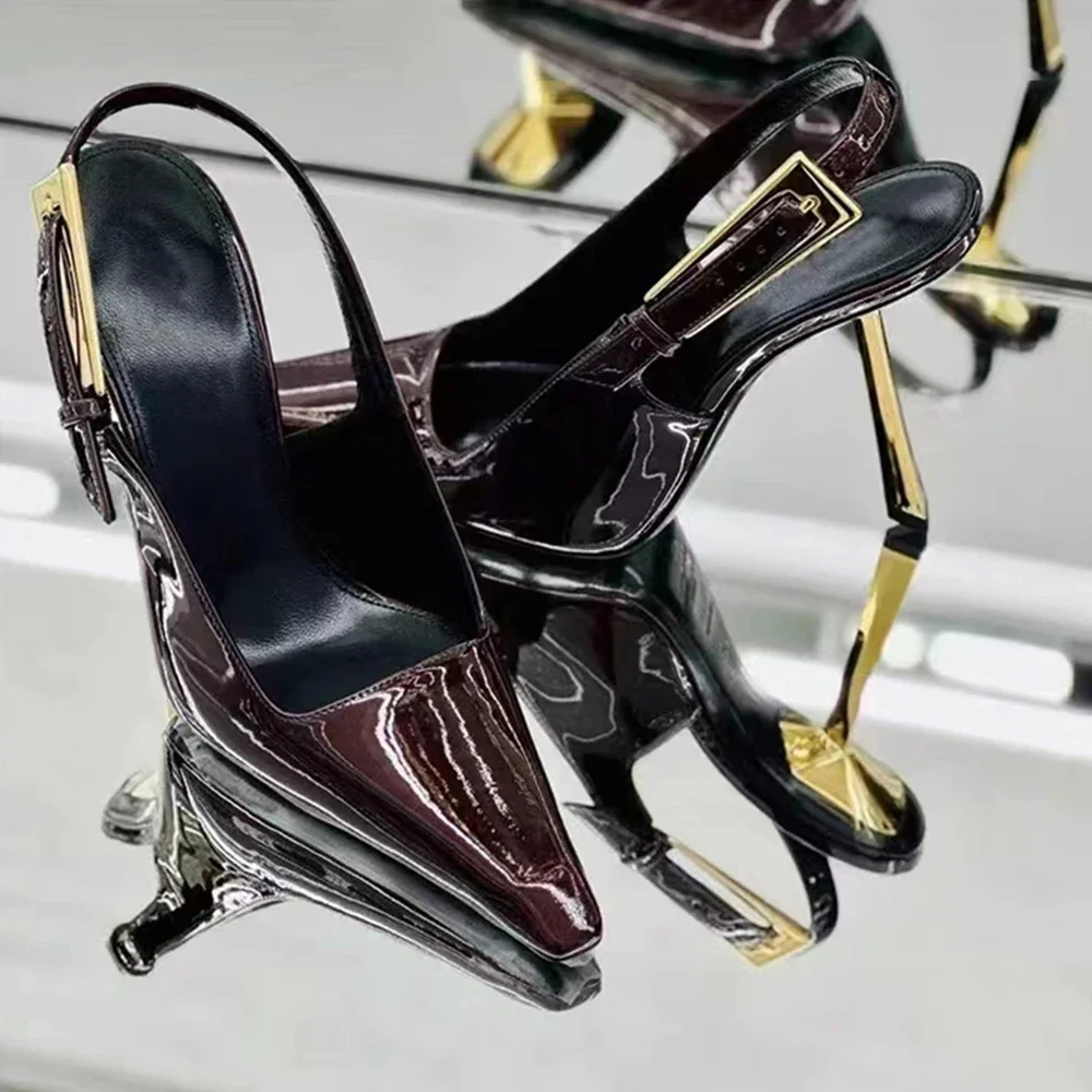 New Autumn 2024 Square Toe Sli - Women Shoes Ysl ulasan dan harga