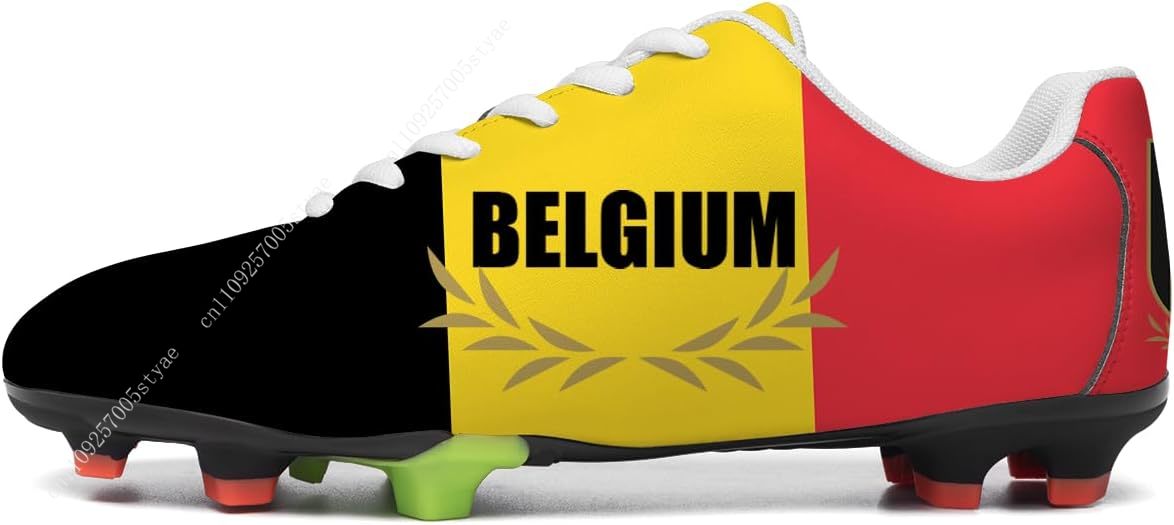 Belgium Flag Soccer Shoes Men  - Oxford Lace Up Women ulasan dan harga
