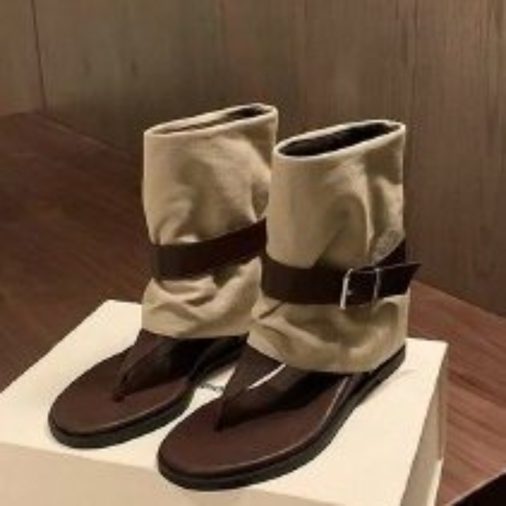 Vintage Color Block Toe Ring S - Suede Ankle Boot ulasan dan harga