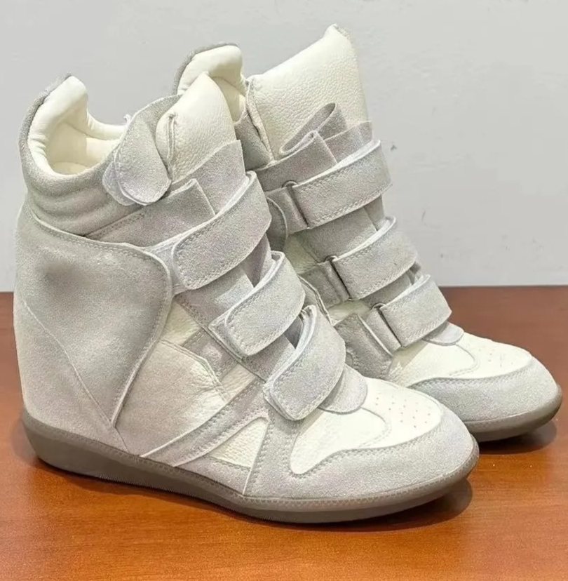Women Hidden Wedge Heel High‑T - Suede Ankle Boot ulasan dan harga