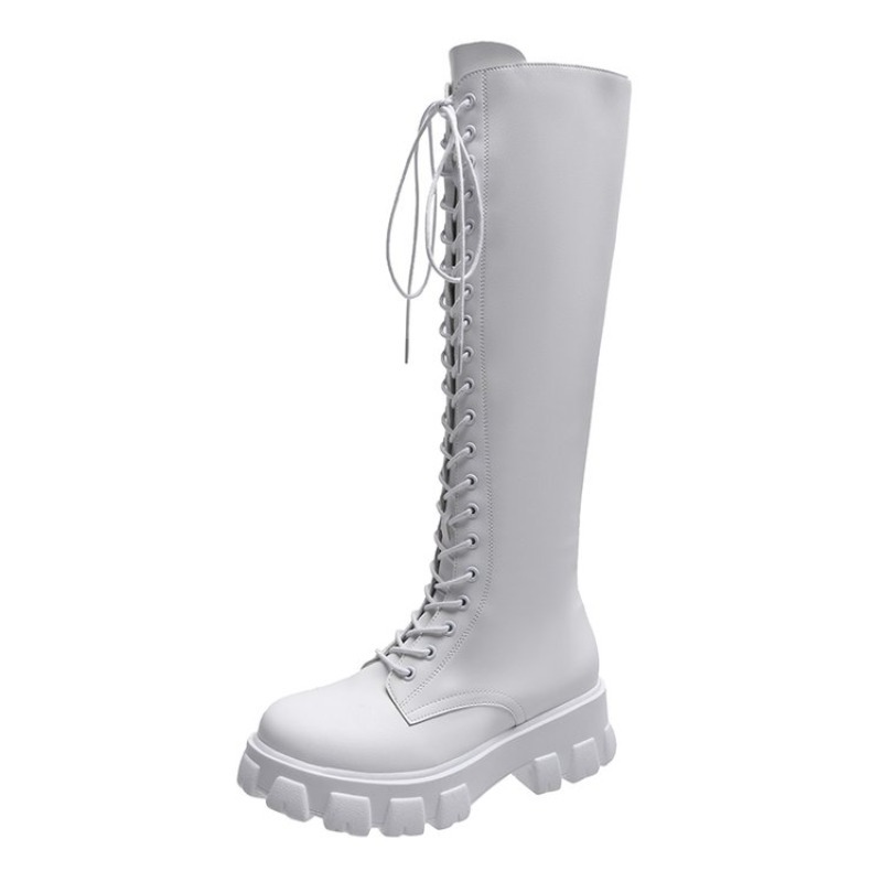 Women Knee High Boots Lace Up  - Women'S Shoes For Fall ulasan dan harga