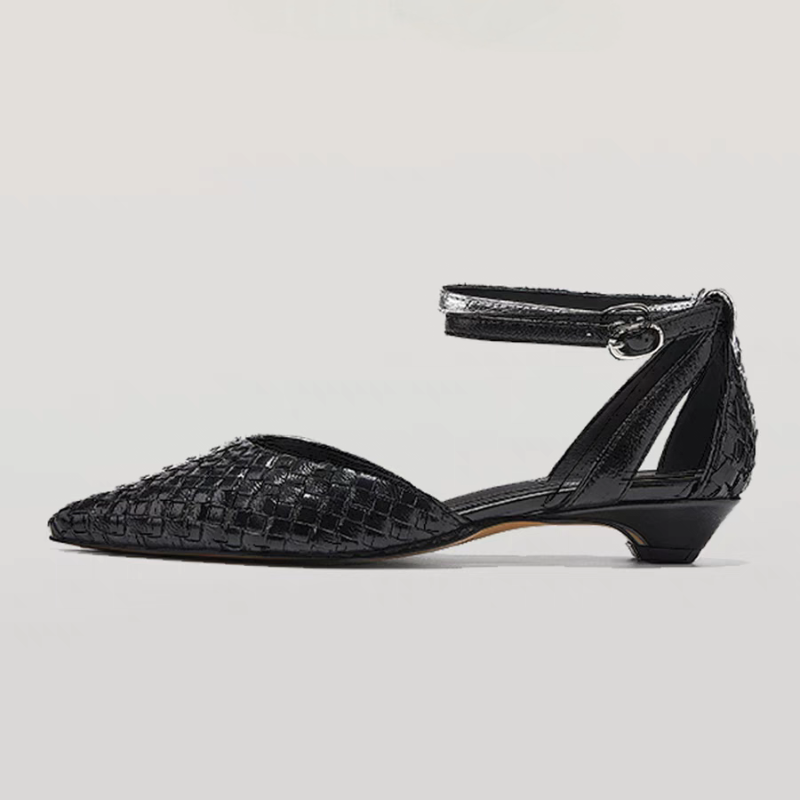 Pointed Toe Low Heels Women El - Women Shoes Branded ulasan dan harga