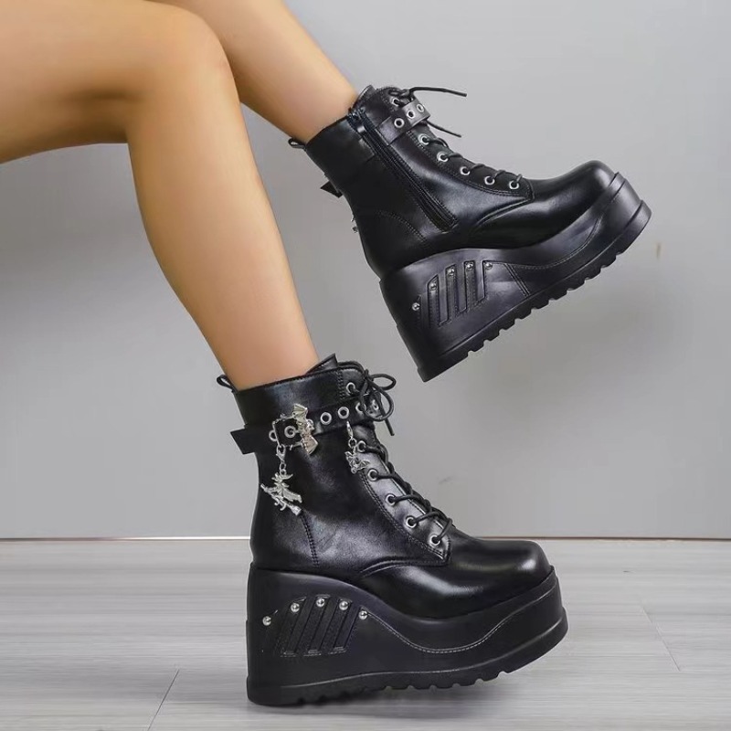 10CM New Gothic Style Platform - Women Shoes Ksa ulasan dan harga